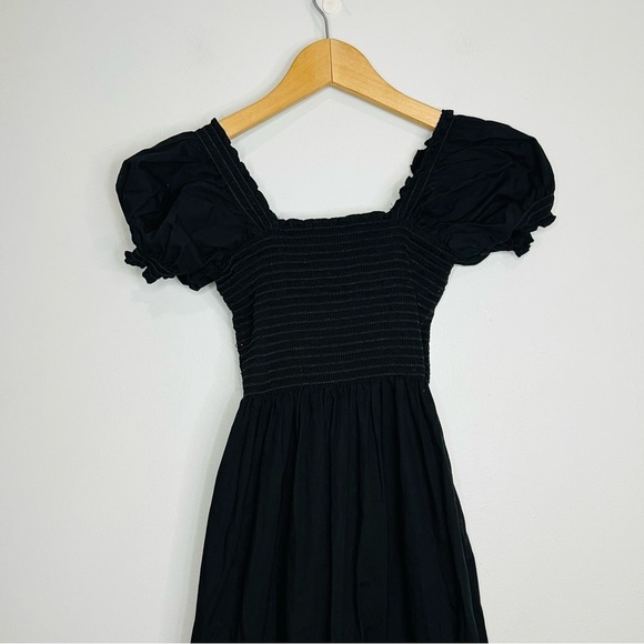 Tuckernuck OPT Black Tiered Puff Sleeve Sundress size xsmall - Picture 4 of 9